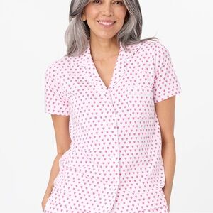 Roller rabbit hearts Fiora pj shirt